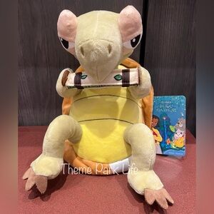 Disney Parks Princess Tiana Bayou Adventure Rufus Turtle Plush Toy Doll NEW